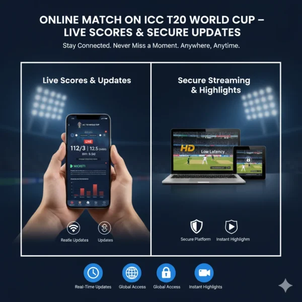 Comparison of trusted online match platforms for ICC T20 live score updates