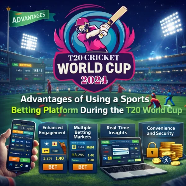 Advantages of sports betting platform including live betting, real-time insights, multiple betting markets, and secure betting system
