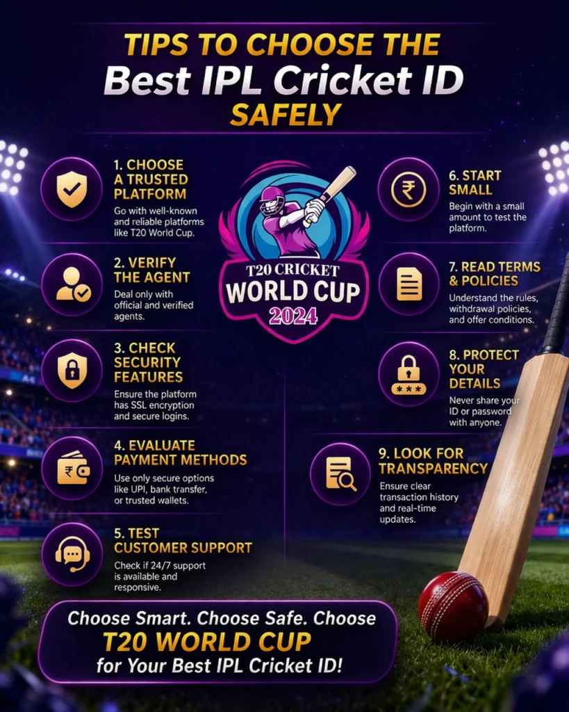 Tips to choose the Best IPL Cricket ID safely with secure platform and trusted methods