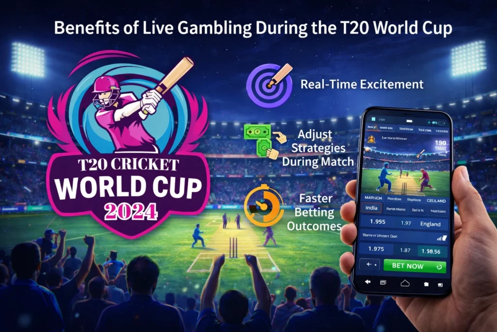 Top features of live gambling platforms for T20 World Cup cricket betting