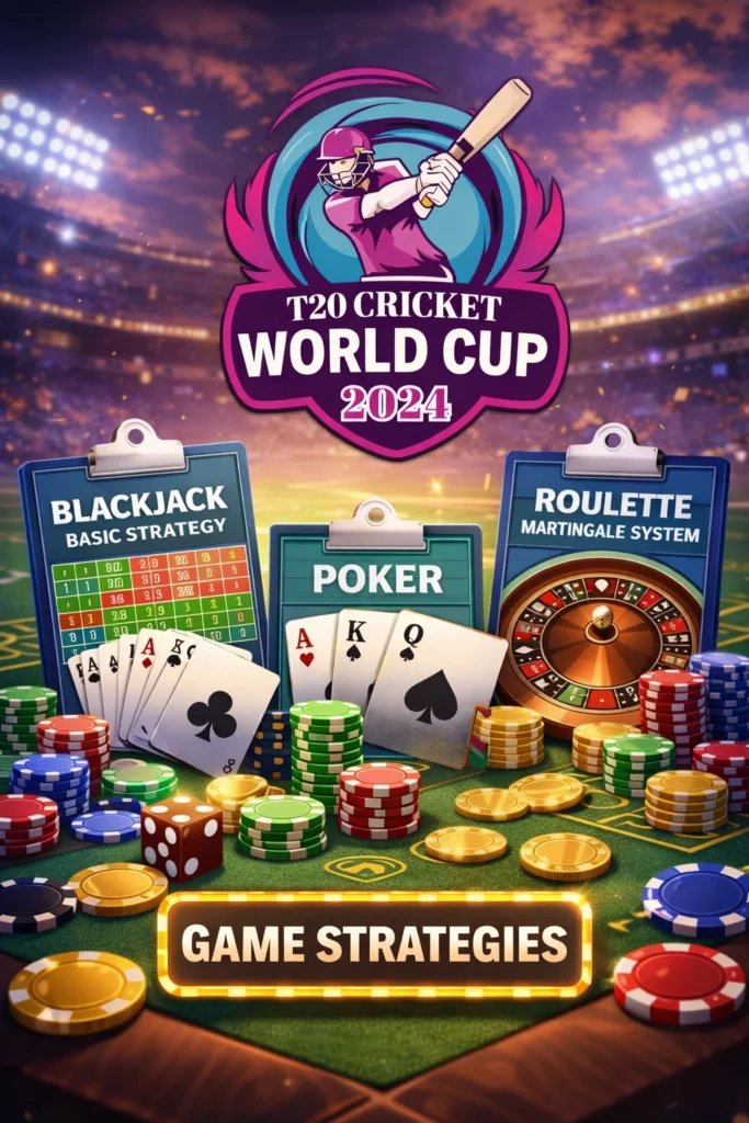 table games strategies blackjack poker roulette tips during T20 World Cup